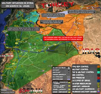 Military Situation In Syria On March 16, 2025 (Map Update)