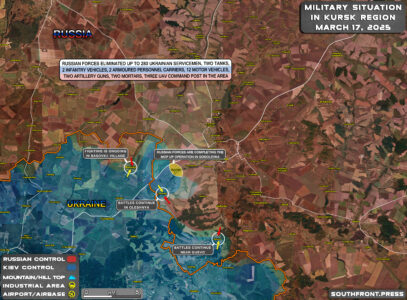 Military Situation In Ukraine On March 17, 2025 (Map Update)