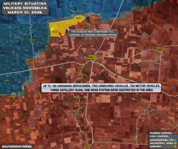 Military Situation In Ukraine On March 1, 2025 (Map Update)