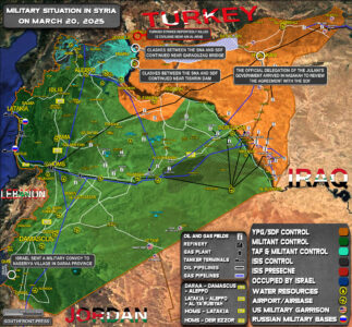 Military Situation In Syria On March 20, 2025 (Map Update)