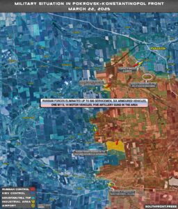 Military Situation In Ukraine On March 22, 2025 (Maps Update)