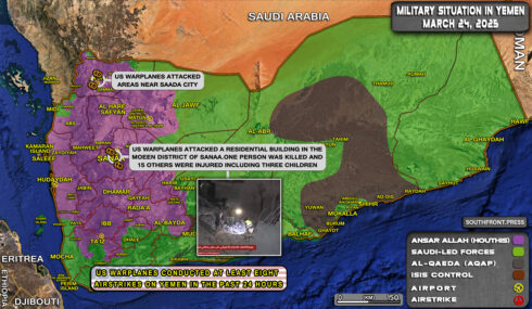 Military Situation In Yemen On March 24, 2025 (Map Update)