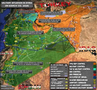 Military Situation In Syria On March 3, 2025 (Map Update)