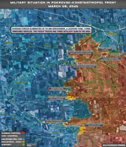 Military Situation In Russian Kursk Region And On Ukrainian Frontlines On March 8, 2025 (Maps Update)