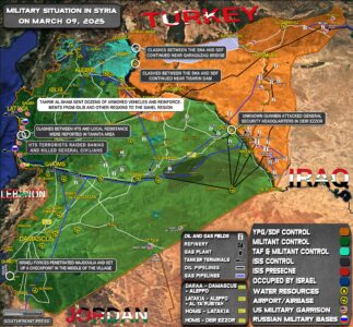 Military Situation In Syria On March 9, 2025 (Map Update)