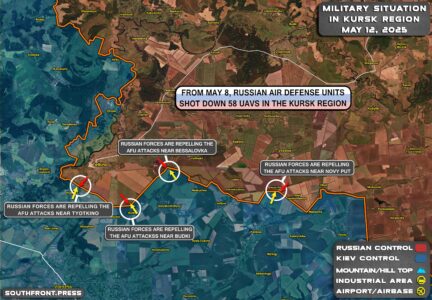 Military Situation In Ukraine On May 12, 2025 (Map Update)