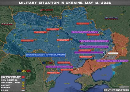 Military Situation In Ukraine On May 12, 2025 (Map Update)