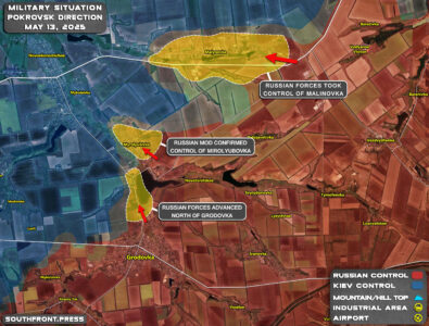 BREAKING: Russian Forces Liberate Malinovka After Fall of Mirolyubovka In Pokrovsk Direction