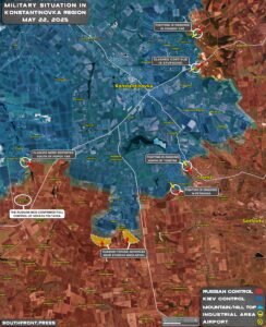 Military Situation In Ukraine On May 22, 2025 (Map Update)