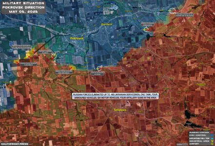 Military Situation In Ukraine On May 5, 2025 (Map Update)