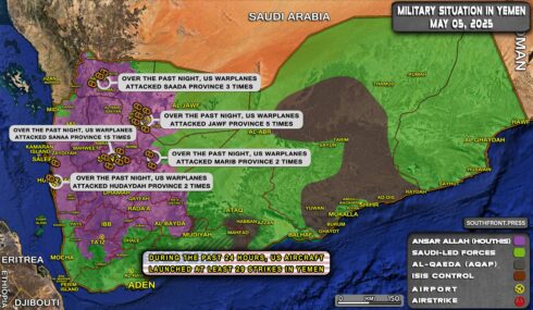 Military Situation In Yemen On May 5, 2025 (Map Update)