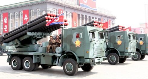 North Korean 240-mm MLRS M1991 Shown In Combat For First Time On Ukrainian Front