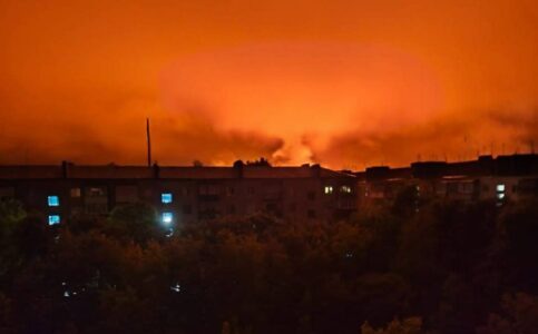 Russian Night Strikes Pounded Ukrainian Airfields