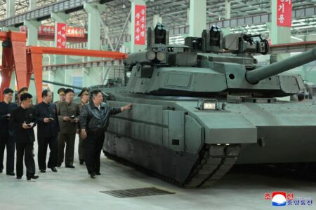 North Korean Leader Visits ‘Important’ Tank Factory (Photos)