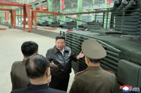 North Korean Leader Visits ‘Important’ Tank Factory (Photos)