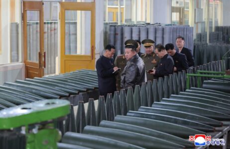 North Korean Leader Inspects Munitions Factories (Photos)