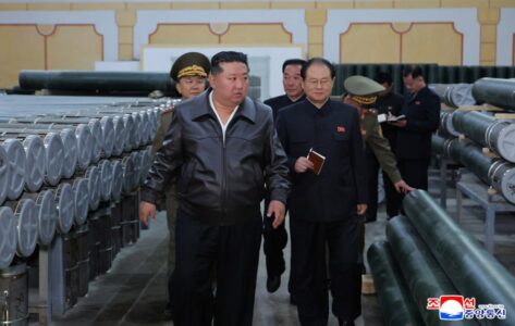 North Korean Leader Inspects Munitions Factories (Photos)
