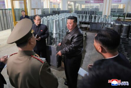 North Korean Leader Inspects Munitions Factories (Photos)