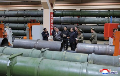 North Korean Leader Inspects Munitions Factories (Photos)