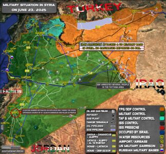 Military Situation In Israel, Iran and Syria On June 23, 2025 (Map Update)