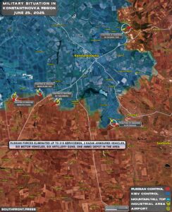 Military Situation In Ukraine On June 25, 2025 (Map Update)
