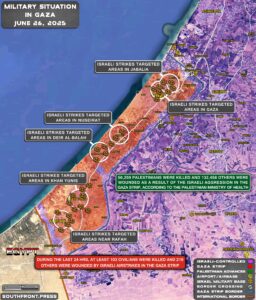 Military Situation In Gaza On June 26, 2025 (Map Update)