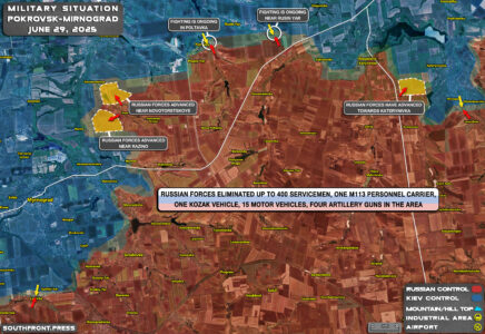 Overview Of Military Situation In Ukraine, June 29, 2025