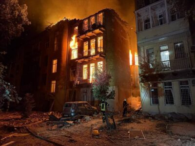 Strikes Overview: Ukraine's Air Defense Set Civilian Houses On Fire