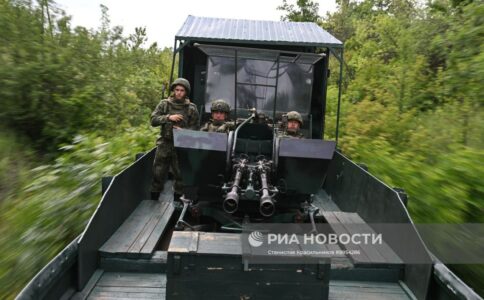 Russian Heavily-Armed Armored Train Takes Part In Exercise In Military Operation Zone (Photos)