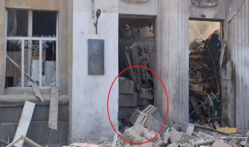 Russian Strike Hits lyceum In Odessa Region: Military Equipment Spotted at Site