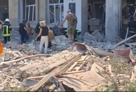 Russian Strike Hits lyceum In Odessa Region: Military Equipment Spotted at Site