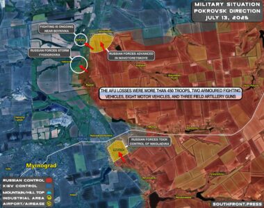 Overview Of Military Situation in Ukraine, July 13, 2025