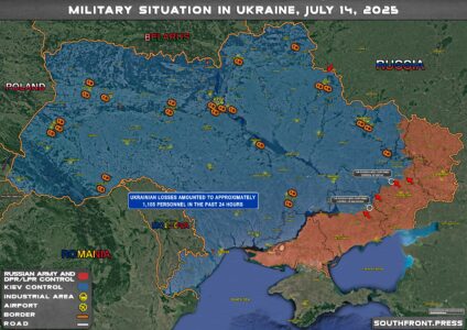 Military Situation In Ukraine On July 14, 2025 (Map Update)