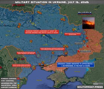 Military Situation In Ukraine On July 15, 2025 (Map Update)