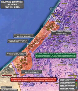 Military Situation In Palestine On July 1, 2025 (Map Update) Military Situation In Palestine On July 1, 2025 (Map Update)