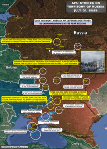 Military Situation In Ukraine On July 1, 2025 (Map Update)