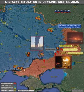 Military Situation In Ukraine On July 1, 2025 (Map Update)