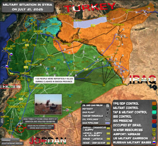 Military Situation In Syria On July 21, 2025 (Map Update)
