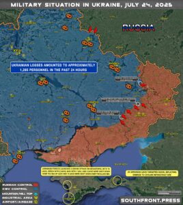 Military Situation In Ukraine On July 24, 2025 (Map Update)
