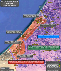 Military Situation In Gaza Strip On July 2, 2025 (Map Update)
