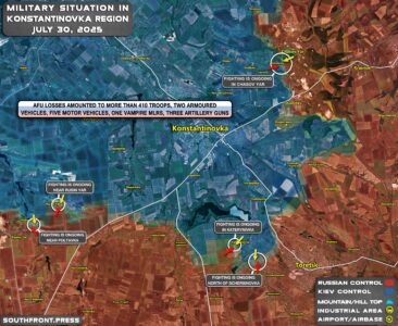 Military Situation In Ukraine On July 30, 2025 (Map Update)
