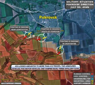 Military Situation In Ukraine On July 30, 2025 (Map Update)
