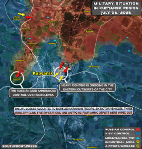 Overview Of Military Situation in Ukraine, July 6, 2025