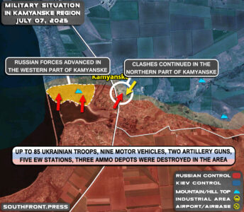 Military Situation In Ukraine On July 7, 2025 (Map Update)
