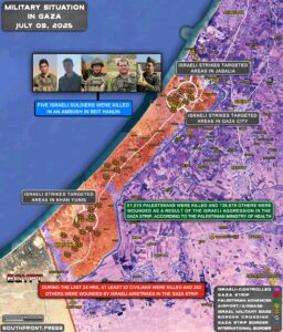 Military Situation In Gaza Strip On July 8, 2025 (Map Update) Military Situation In Gaza Strip On July 8, 2025 (Map Update)