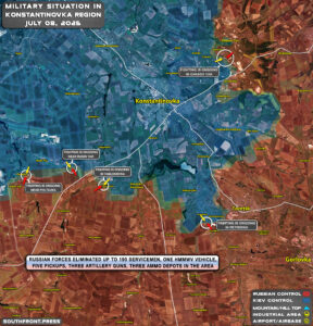 Military Situation In Ukraine On July 8, 2025 (Map Update)