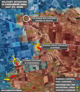 Military Situation In Ukraine On July 9, 2025 (Map Update)