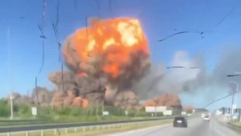 In Video: Massive Blast Rocks Ukraine’s Zhitomir