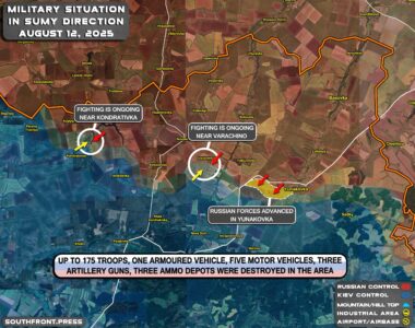 Military Situation In Ukraine On August 12, 2025 (Map Update)
