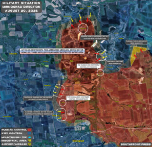 Military Situation In Ukraine On August 20, 2025 (Map Updpate)